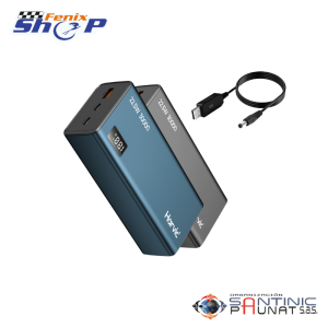 Power bank de 30.000mah marca Harvic con cable para router